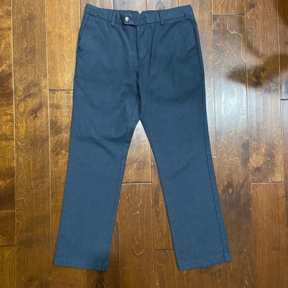 Vineyard Vines Classic Straight Leg Wool Chino Pants Grey Men's Size 33 x 30 - Picture 3 of 9